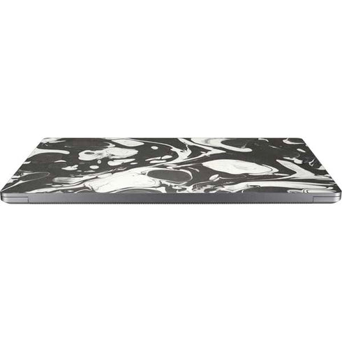 Marbleized Black Universal Laptop 16.6in (13.4 x 9.7in) Skin