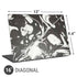 Marbleized Black Universal Laptop 16in (13 x 9.4in) Skin