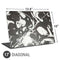 Marbleized Black Universal Laptop 17in (13.8 x 10in) Skin