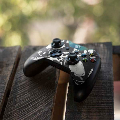 Marbleized Black Xbox One Controller Skin