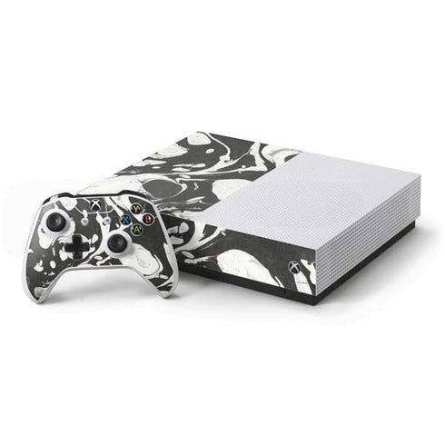 Marbleized Black Xbox One S All-Digital Edition Bundle Skin