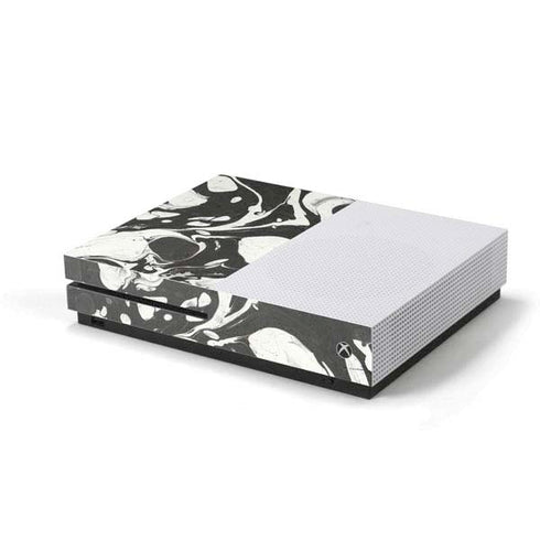 Marbleized Black Xbox One S Console Skin