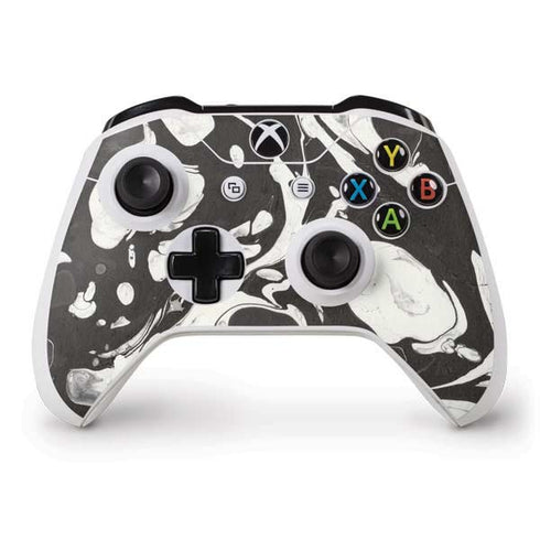Marbleized Black Xbox One S Controller Skin