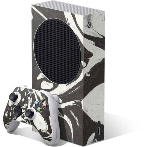Marbleized Black Xbox Series S Bundle Skin
