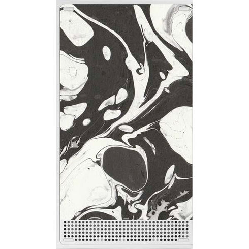 Marbleized Black Xbox Series S Console Skin