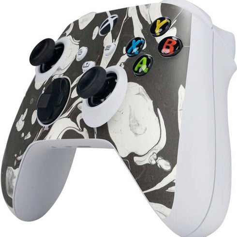 Marbleized Black Xbox Series S Controller Skin