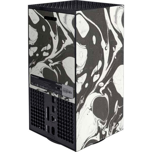 Marbleized Black Xbox Series X Bundle Skin