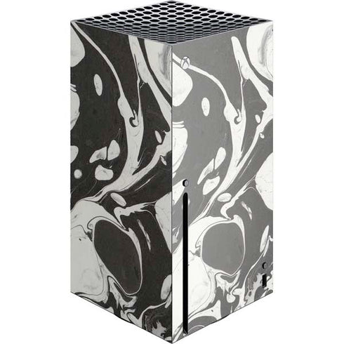 Marbleized Black Xbox Series X Console Skin