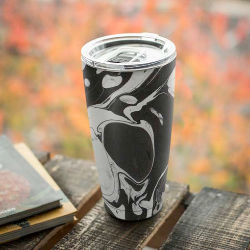 Marbleized Black Yeti 20oz Tumbler Skin