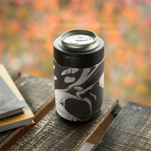 Marbleized Black Yeti Colster Can Insulator Skin