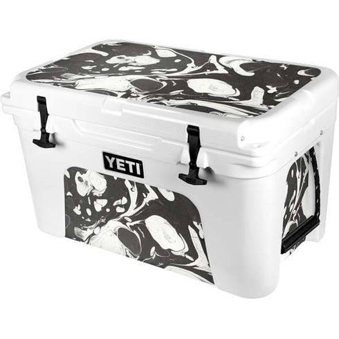 Marbleized Black YETI Tundra 45 Hard Cooler Skin