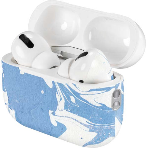 Marbleized Blue AirPods Pro 2nd Gen Skin