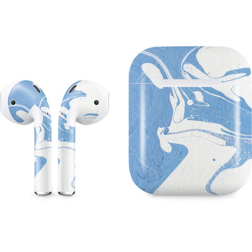 Marbleized Blue Apple AirPods 2 Skin