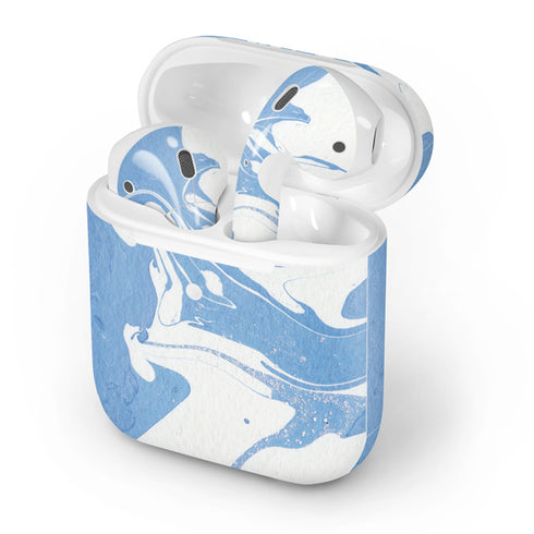 Marbleized Blue Apple AirPods 2 Skin