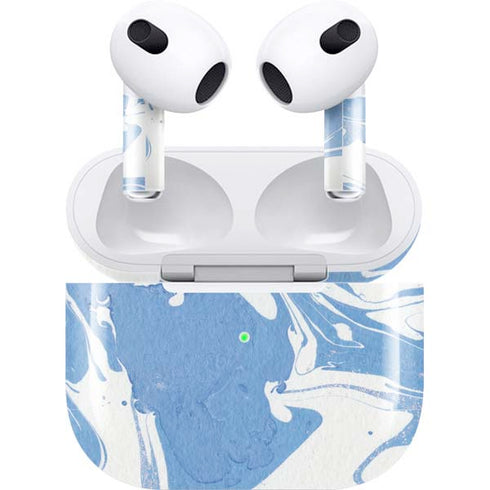 Marbleized Blue Apple AirPods (3rd Gen 2021) Skin