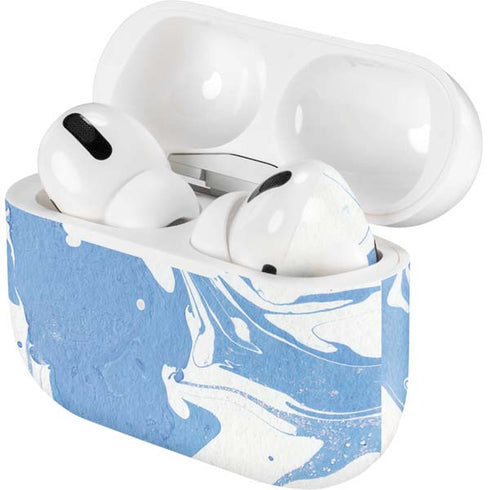 Marbleized Blue Apple AirPods Pro Skin