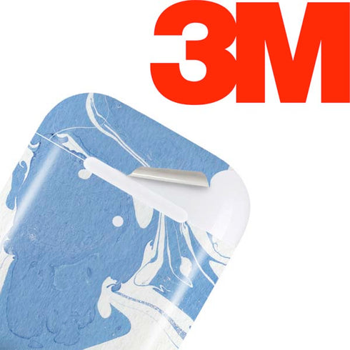 Marbleized Blue Apple AirPods Skin