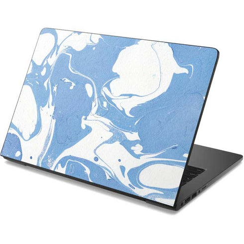 Marbleized Blue Dell Chromebook Skin