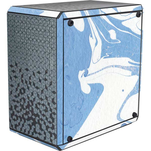 Marbleized Blue Cooler Master MasterBox Q300L Mini Tower Skin