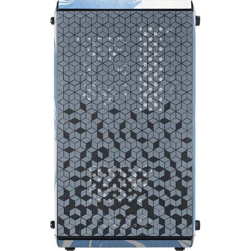 Marbleized Blue Cooler Master MasterBox Q300L Mini Tower Skin