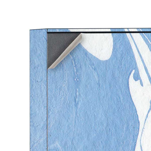 Marbleized Blue Corsair 4000D Tempered Glass Mid-Tower ATX Case Skin