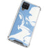 Marbleized Blue Galaxy A12 Clear Case