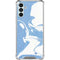 Marbleized Blue Galaxy A13 5G Clear Case