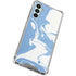 Marbleized Blue Galaxy A14 5G Clear Case
