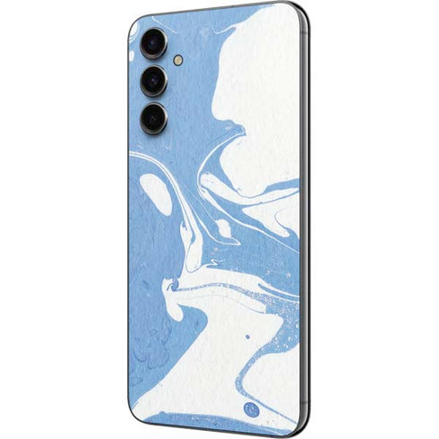 Marbleized Blue Galaxy A14 5G Skin