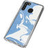 Marbleized Blue Galaxy A21 Clear Case