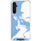 Marbleized Blue Galaxy A54 5G Clear Case