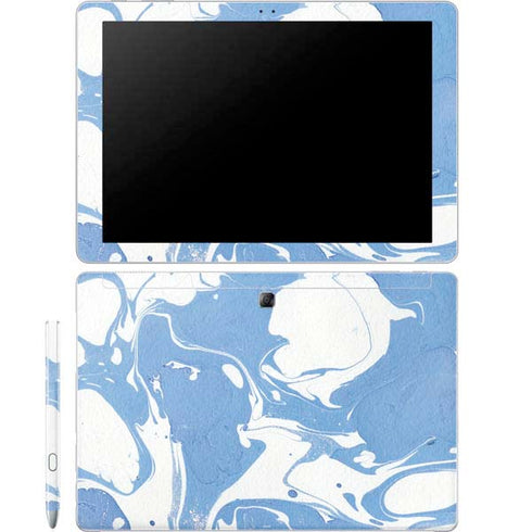 Marbleized Blue Galaxy Book 12in Skin