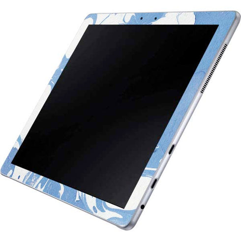 Marbleized Blue Galaxy Book 12in Skin