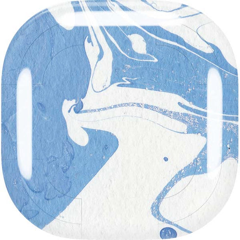 Marbleized Blue Galaxy Buds Live Skin