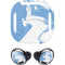 Marbleized Blue Galaxy Buds Pro Skin