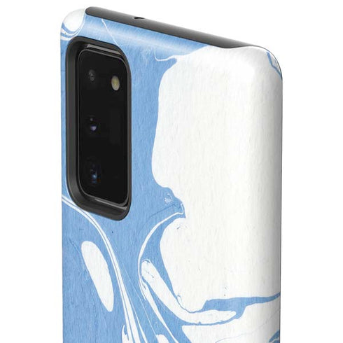 Marbleized Blue Galaxy Note20 5G Pro Case