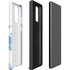 Marbleized Blue Galaxy Note20 5G Pro Case