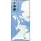 Marbleized Blue Galaxy Note20 5G Skin