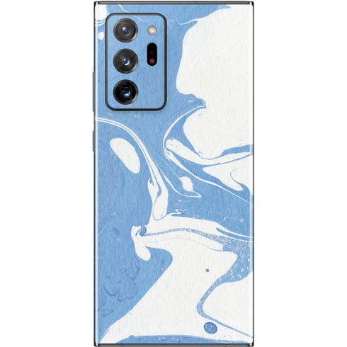 Marbleized Blue Galaxy Note20 Ultra 5G Skin