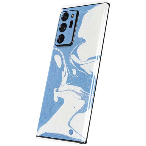 Marbleized Blue Galaxy Note20 Ultra 5G Skin