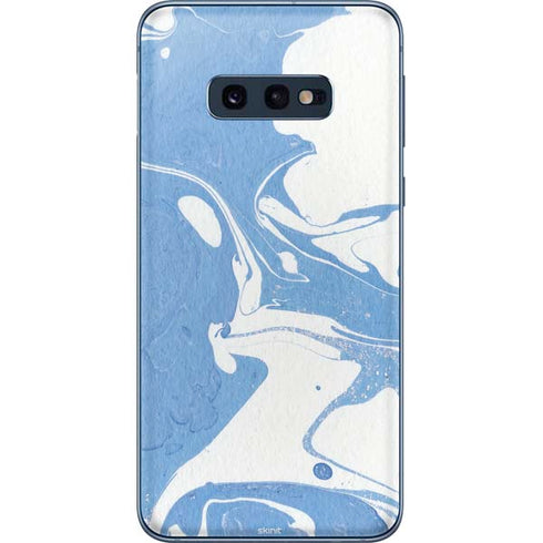Marbleized Blue Galaxy S10e Skin