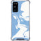 Marbleized Blue Galaxy S20 FE Clear Case