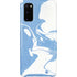 Marbleized Blue Galaxy S20 Lite Case