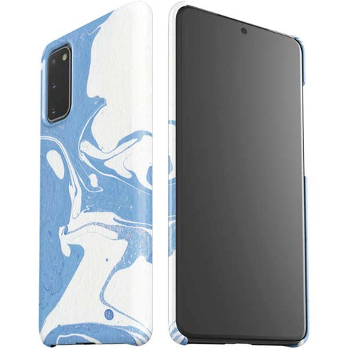 Marbleized Blue Galaxy S20 Lite Case