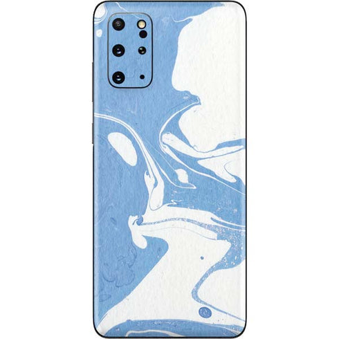 Marbleized Blue Galaxy S20 Plus Skin