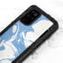 Marbleized Blue Galaxy S20 Plus Waterproof Case