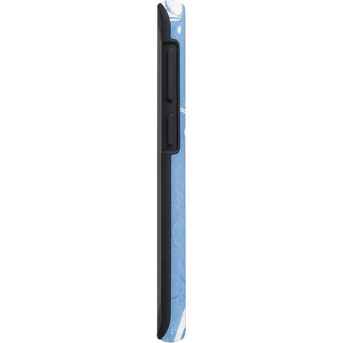 Marbleized Blue Galaxy S20 Pro Case