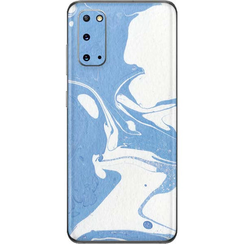 Marbleized Blue Galaxy S20 Skin