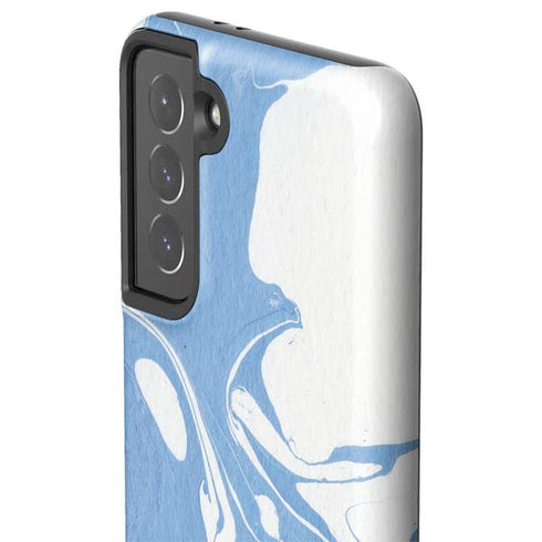 Marbleized Blue Galaxy S21 5G Pro Case