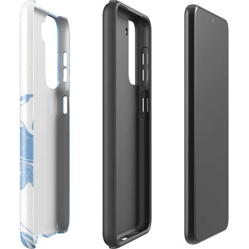 Marbleized Blue Galaxy S21 5G Pro Case